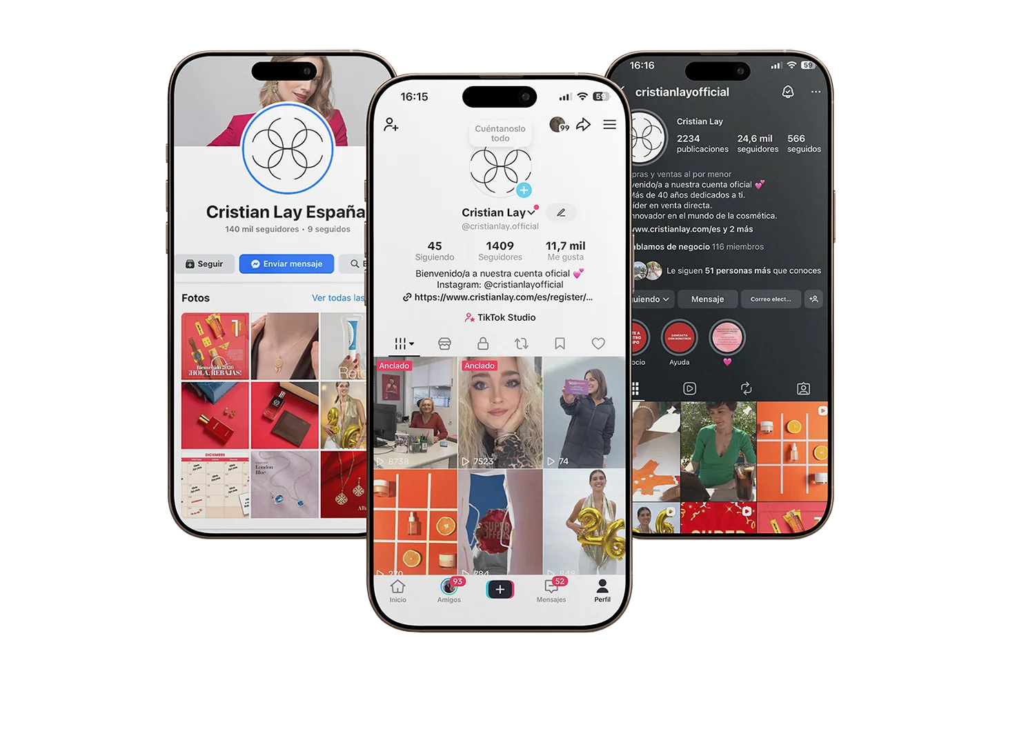 Redes sociales cristian lay