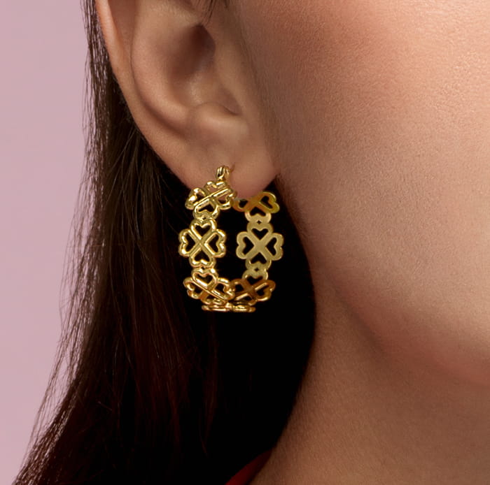 Pendientes acero aros 32658