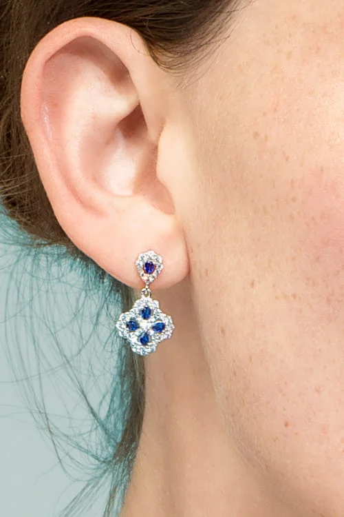 Pendientes Azul Spring